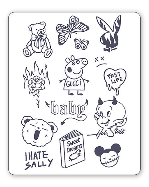gucci gang tattoo